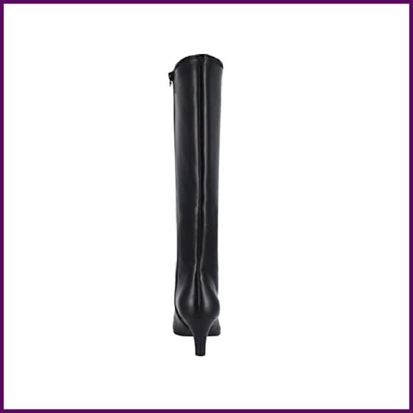 Knee-High Boots with Memory Foam, Wide Width, 2 1/4" Heel - Picture 4 of 7